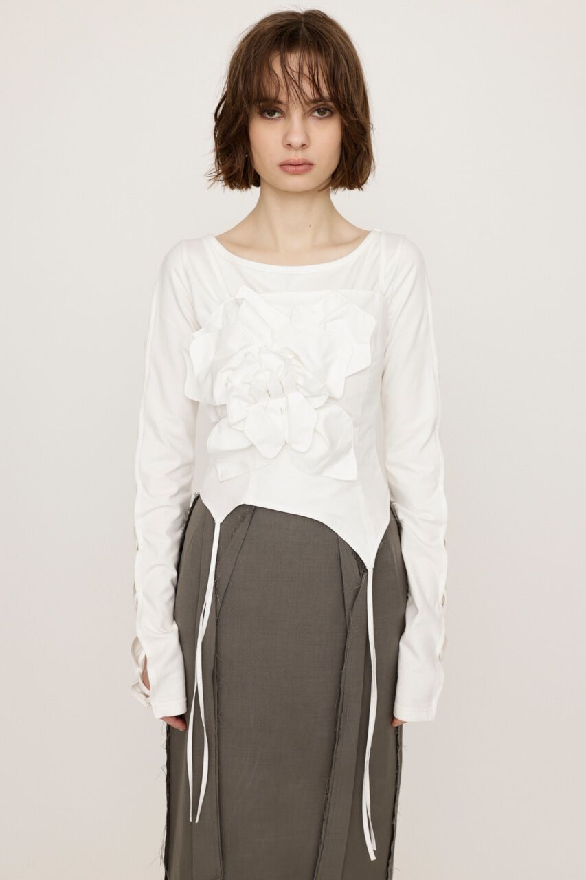 SLY「FLOWER MOTIF BUSTIER」|キャミソール|