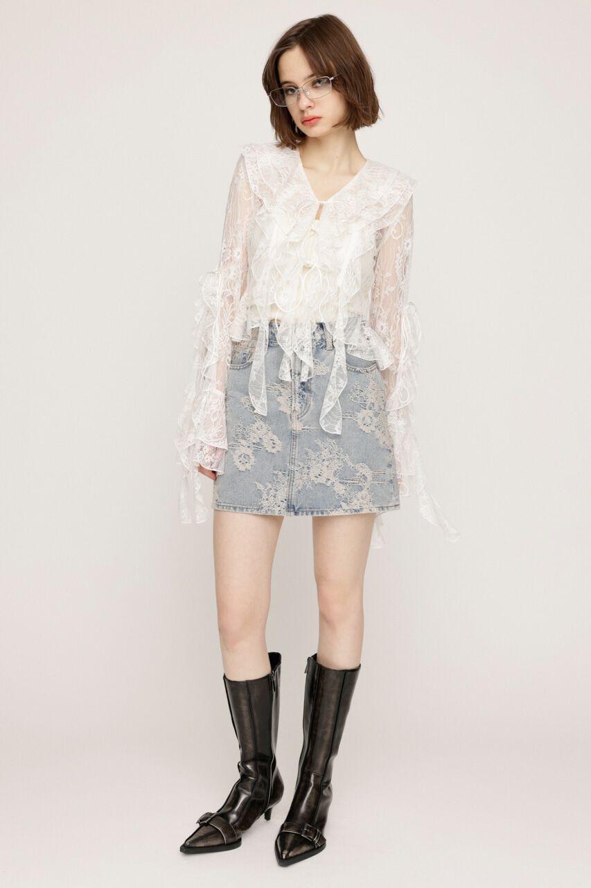 SLY「J／W JQ DENIM ショートスカート」|スカート|