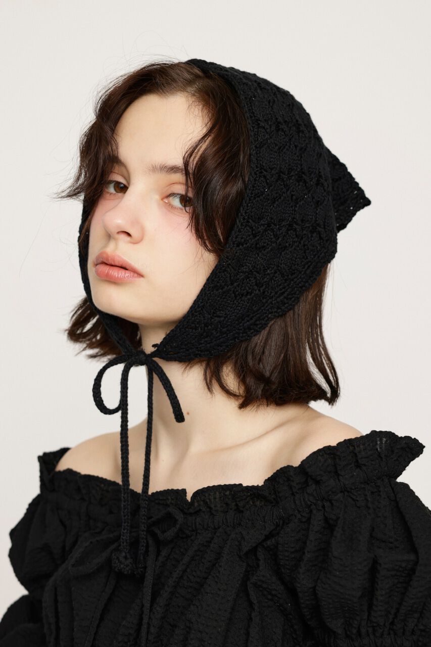 SLY「CROCHET KERCHIEF」|その他|BLK