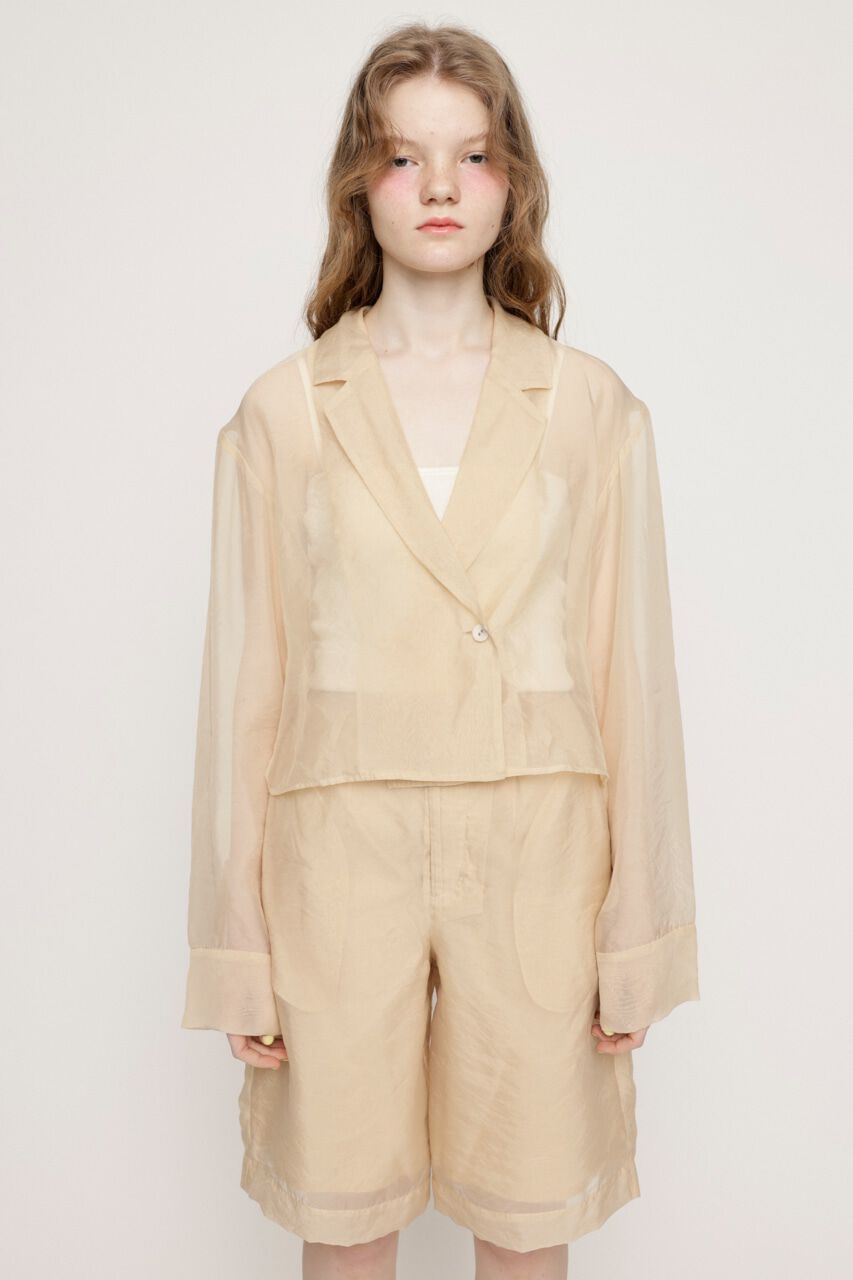 SLY「SHEER TAILOR ジャンプスーツ」|ワンピース|