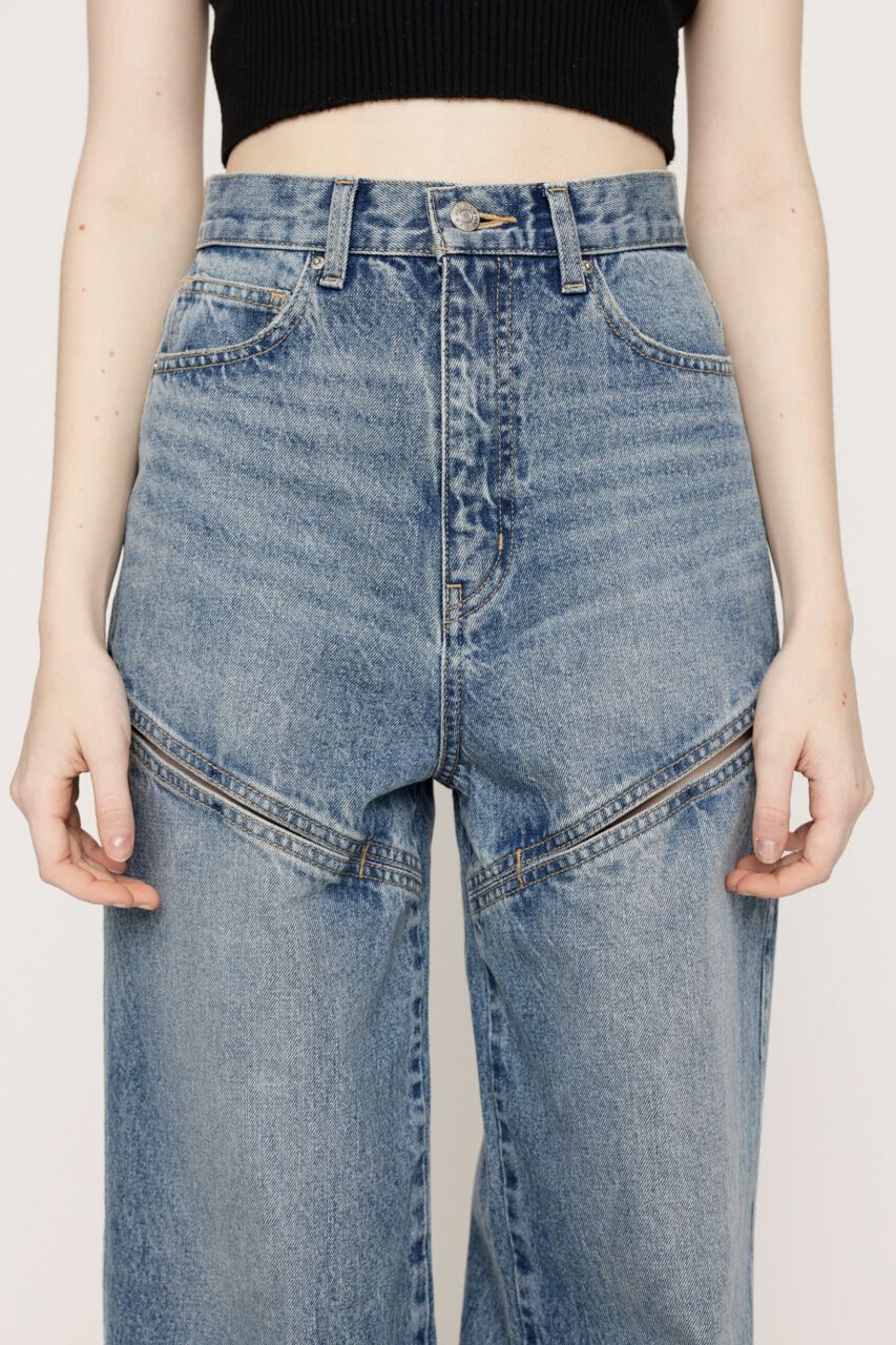 SLY「J／W HOLE TUCK パンツ」|デニム|