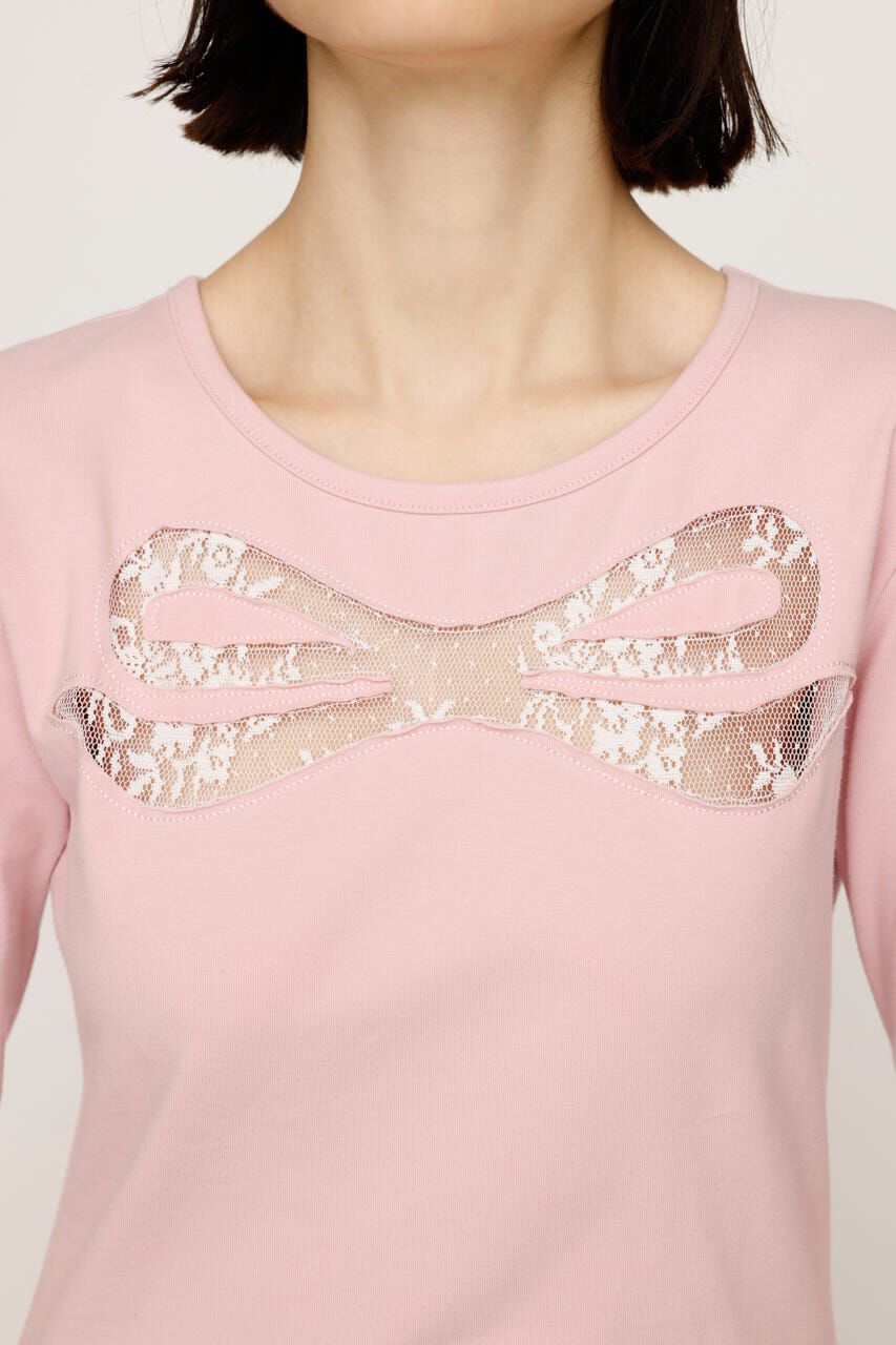 SLY「RIBBON LACE トップス」|Tシャツ・カットソー|
