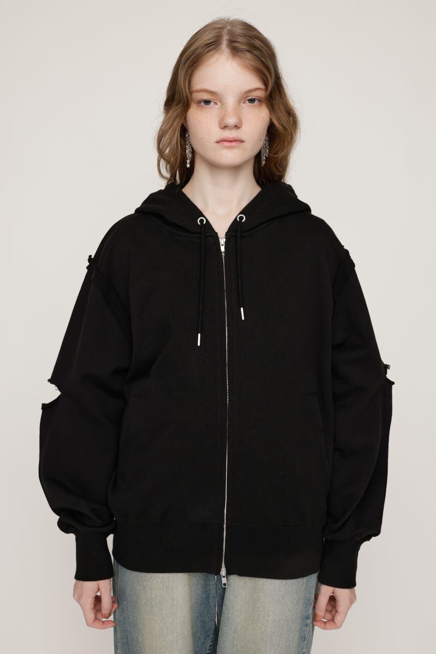 SLY「SLIT ZIP SW パーカー」|パーカー|