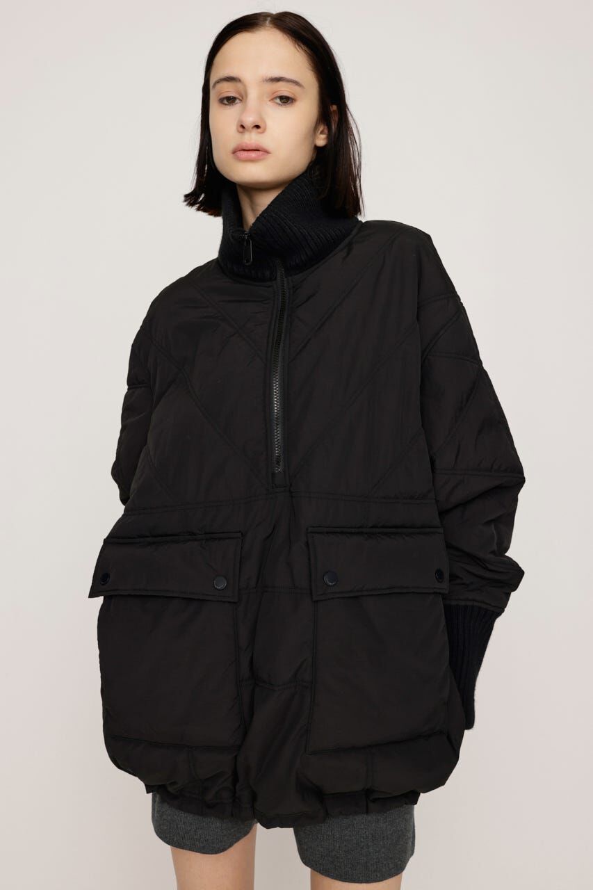 SLY「QUILTING STAND NYLON PULLOVER」|ブルゾン・スタジャン|