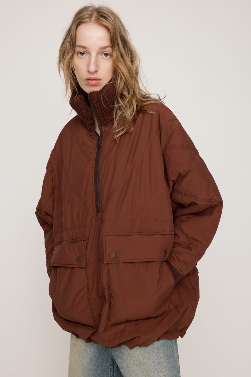 SLY「QUILTING STAND NYLON PULLOVER」|ブルゾン・スタジャン|