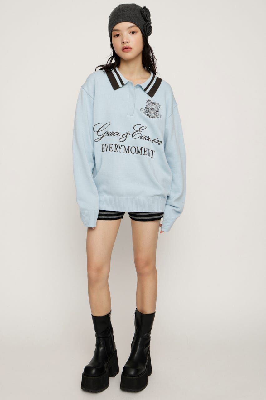 SLY「OVER SIZE JQ トップス」|ニット・セーター|