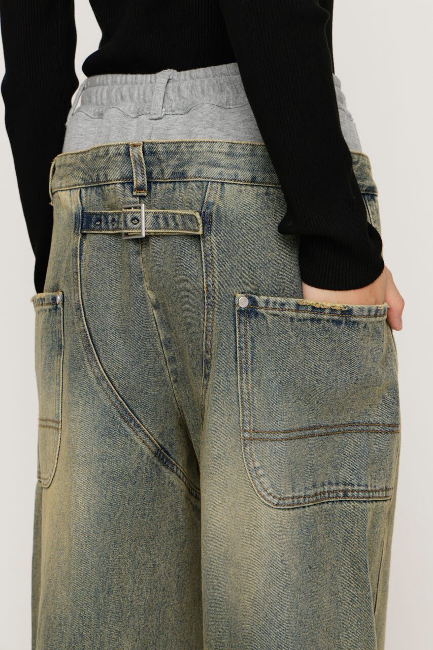 SLY「LAYERED WAIST DOCKING パンツ」|その他|