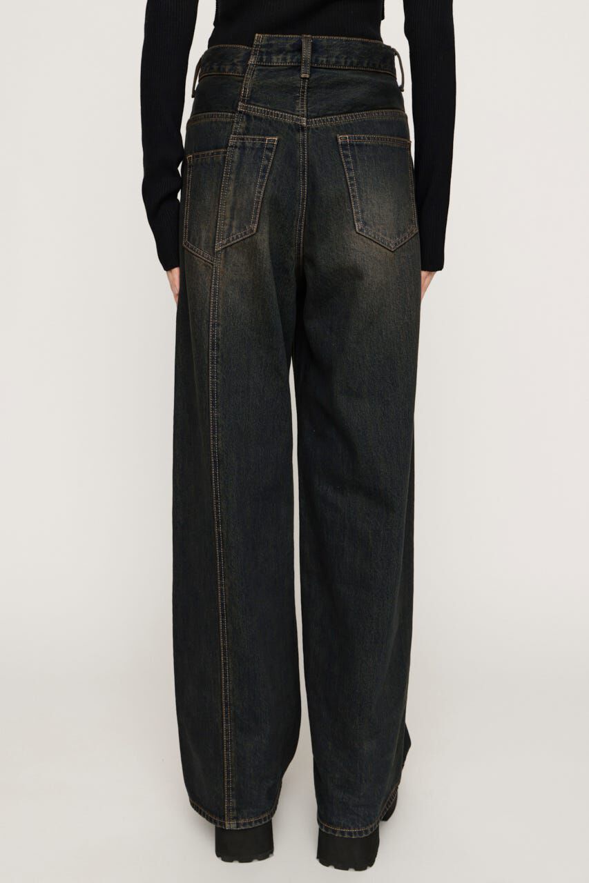 SLY「J／W SWITCHING STRAIGHT パンツ」|デニム|