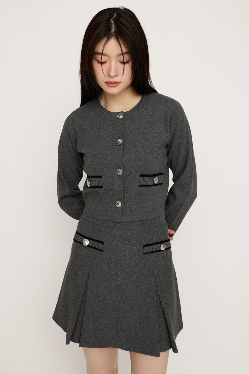 SLY「MILANO RIB KNIT カーディガン」|カーディガン|