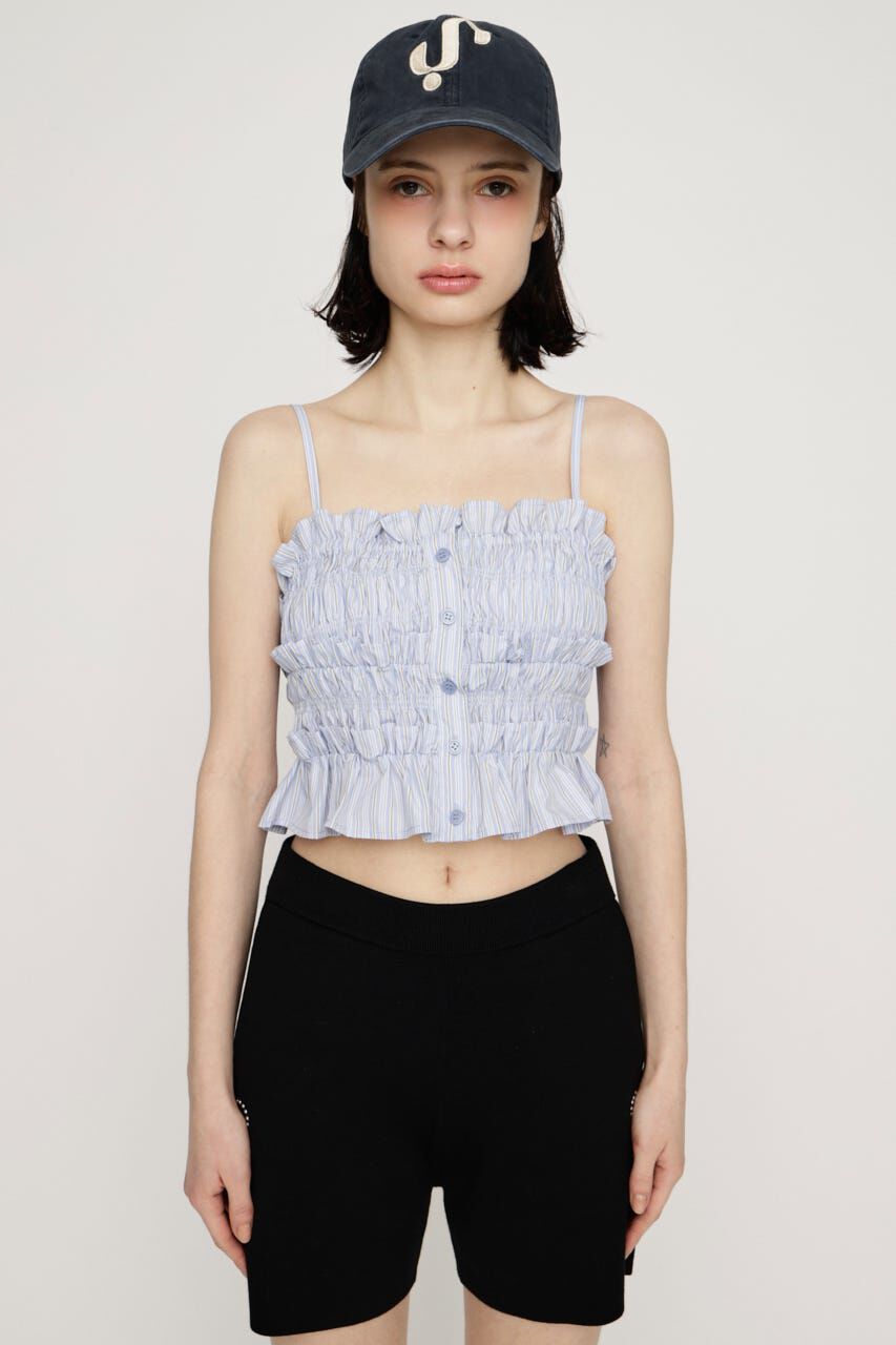 SLY「BUSTIER LAYERED GATHER シャツ」|シャツ・ブラウス|