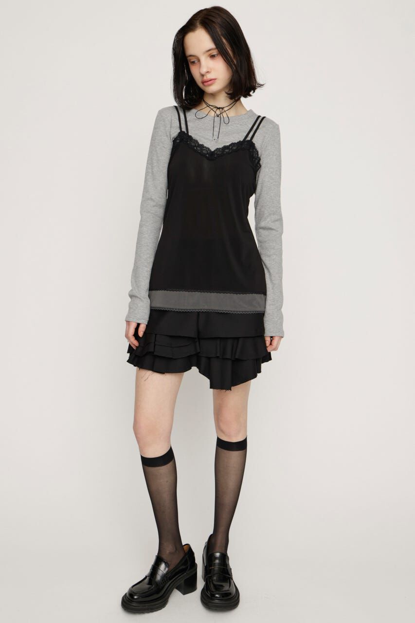 SLY「CAMI LAYERED C／N トップス」|Tシャツ・カットソー|