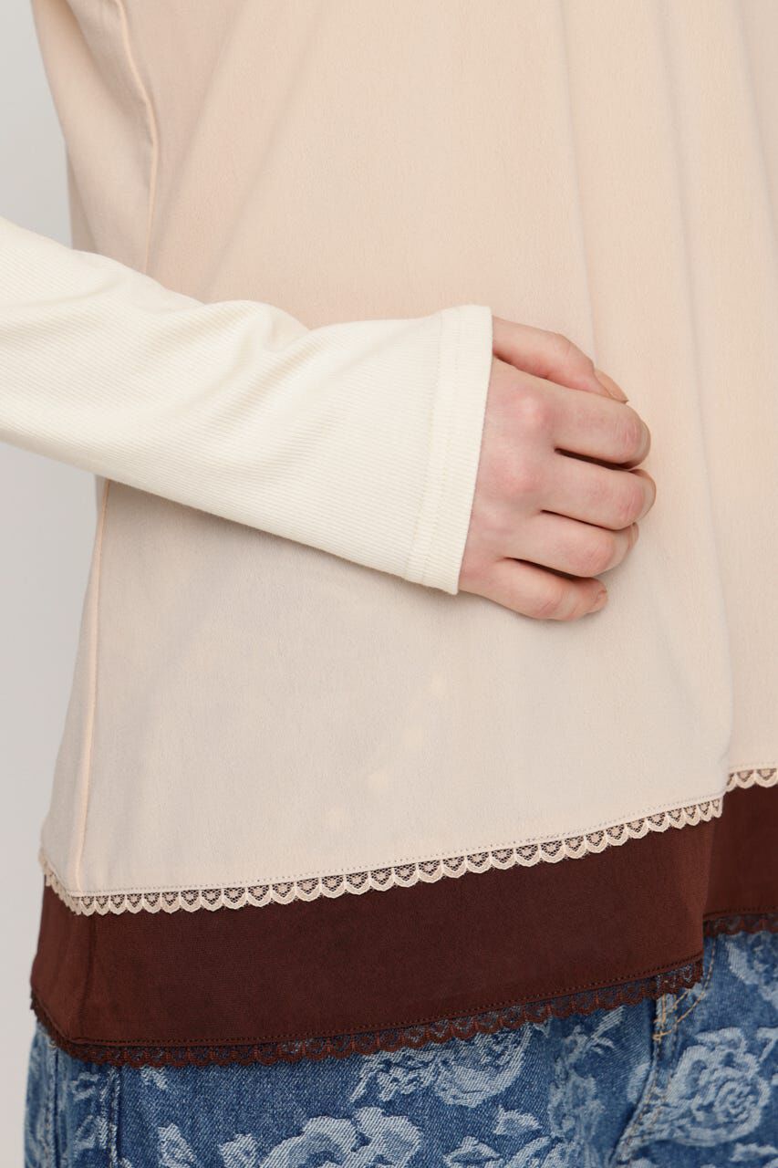 SLY「CAMI LAYERED C／N トップス」|Tシャツ・カットソー|