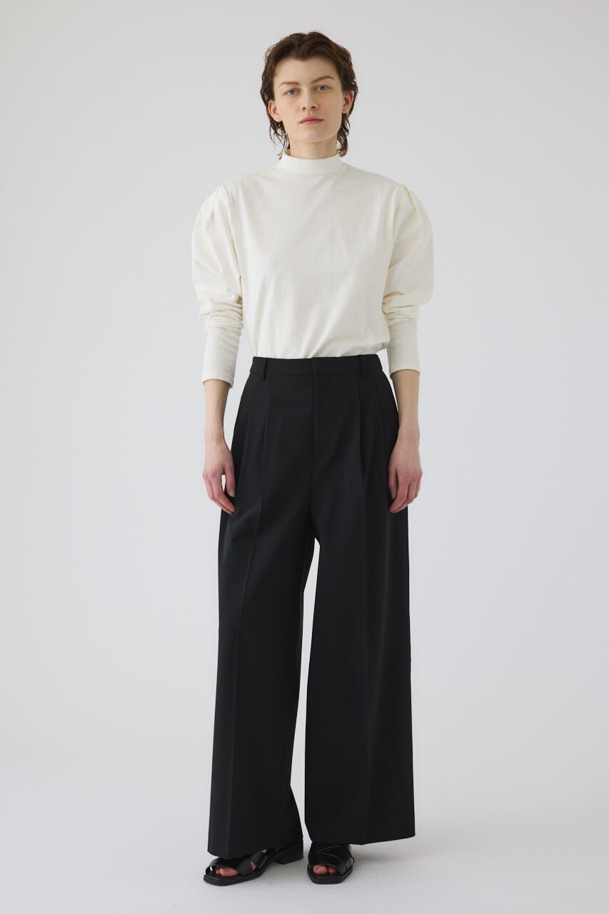 RIM.ARK 「Curved sleeve high collar tops」|Tシャツ・カットソー|