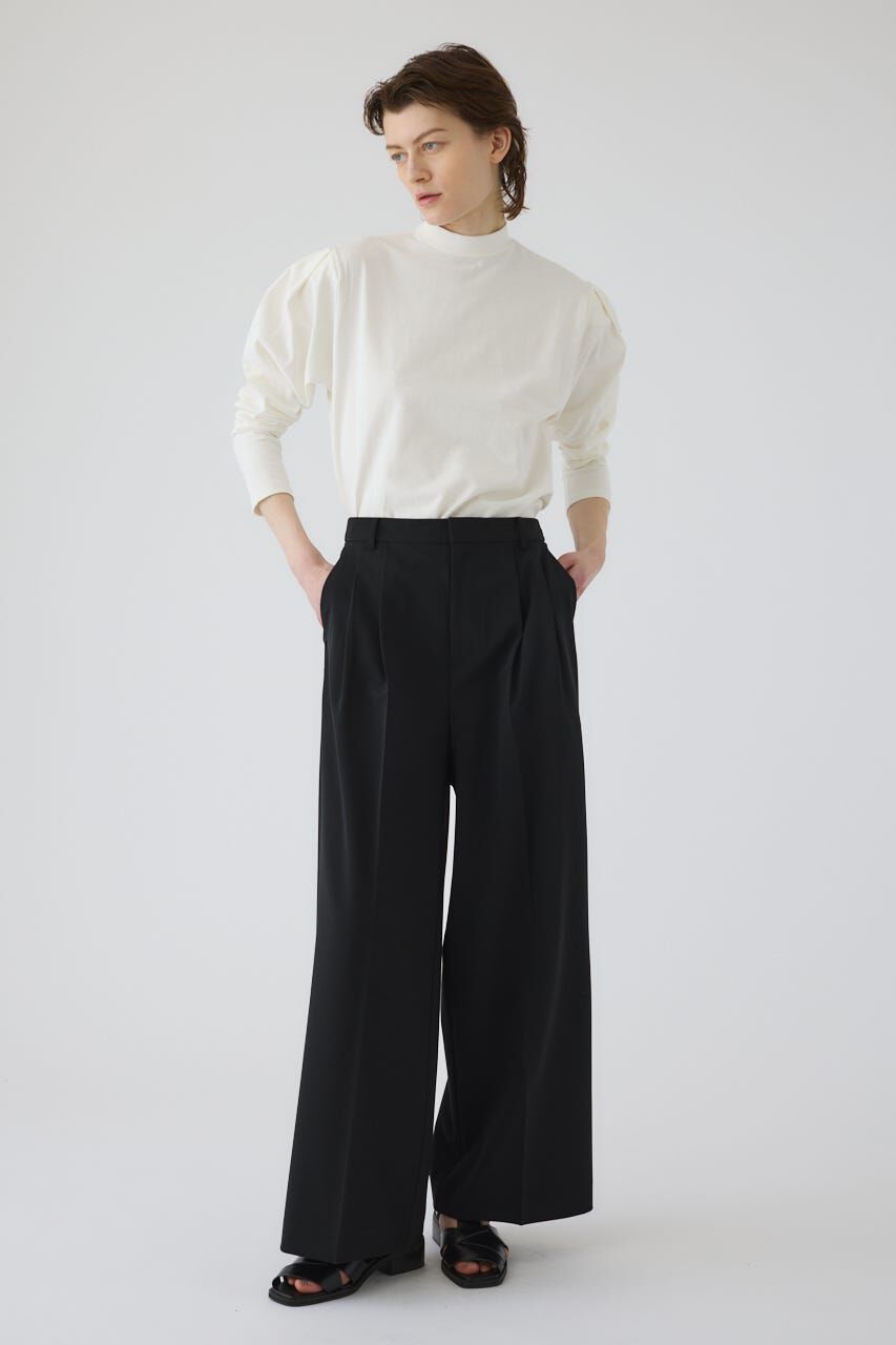 RIM.ARK 「Curved sleeve high collar tops」|Tシャツ・カットソー|