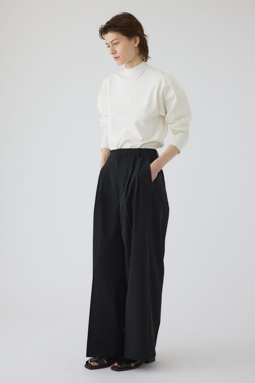 RIM.ARK 「Curved sleeve high collar tops」|Tシャツ・カットソー|