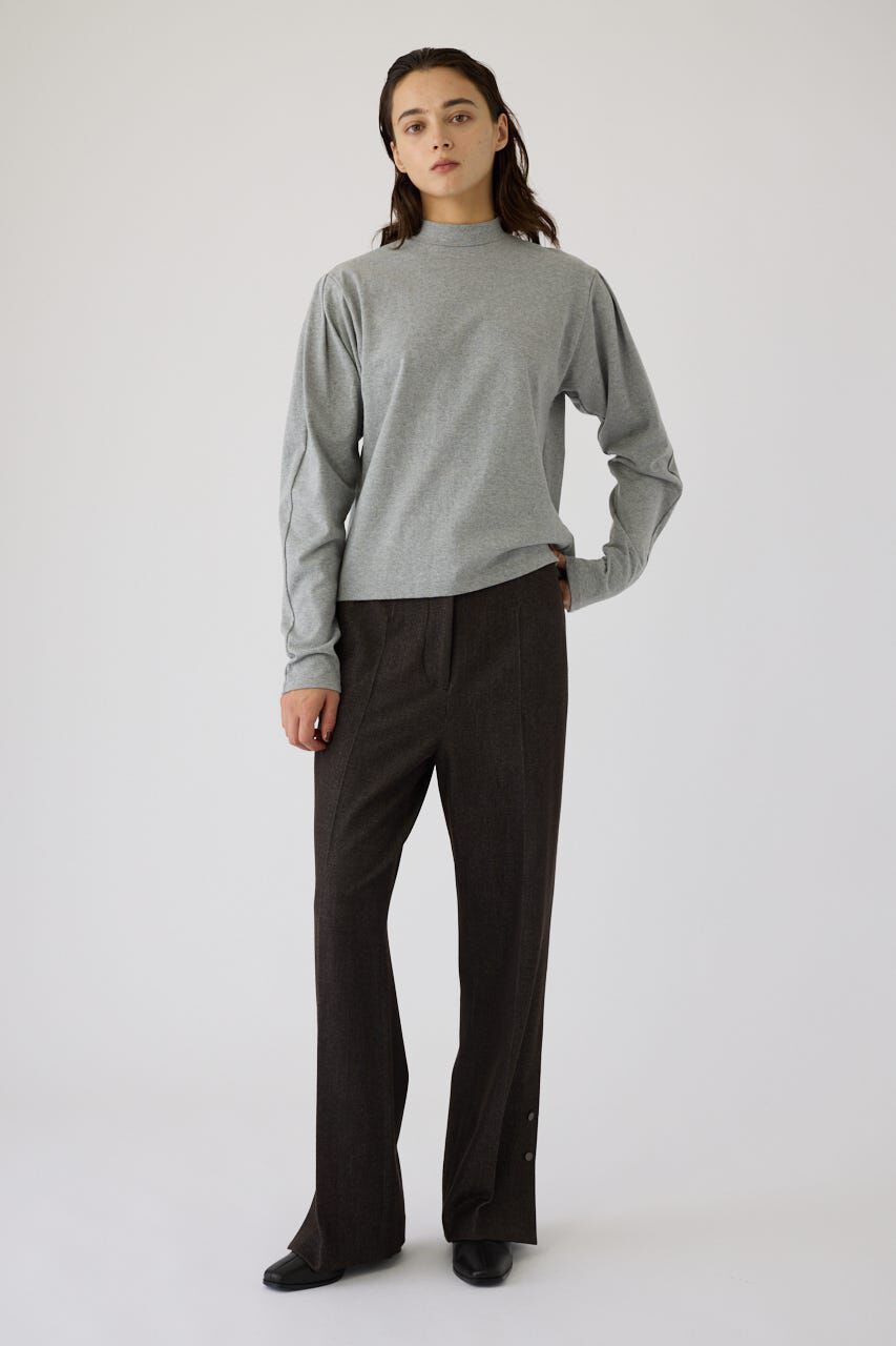 RIM.ARK 「Curved sleeve high collar tops」|Tシャツ・カットソー|