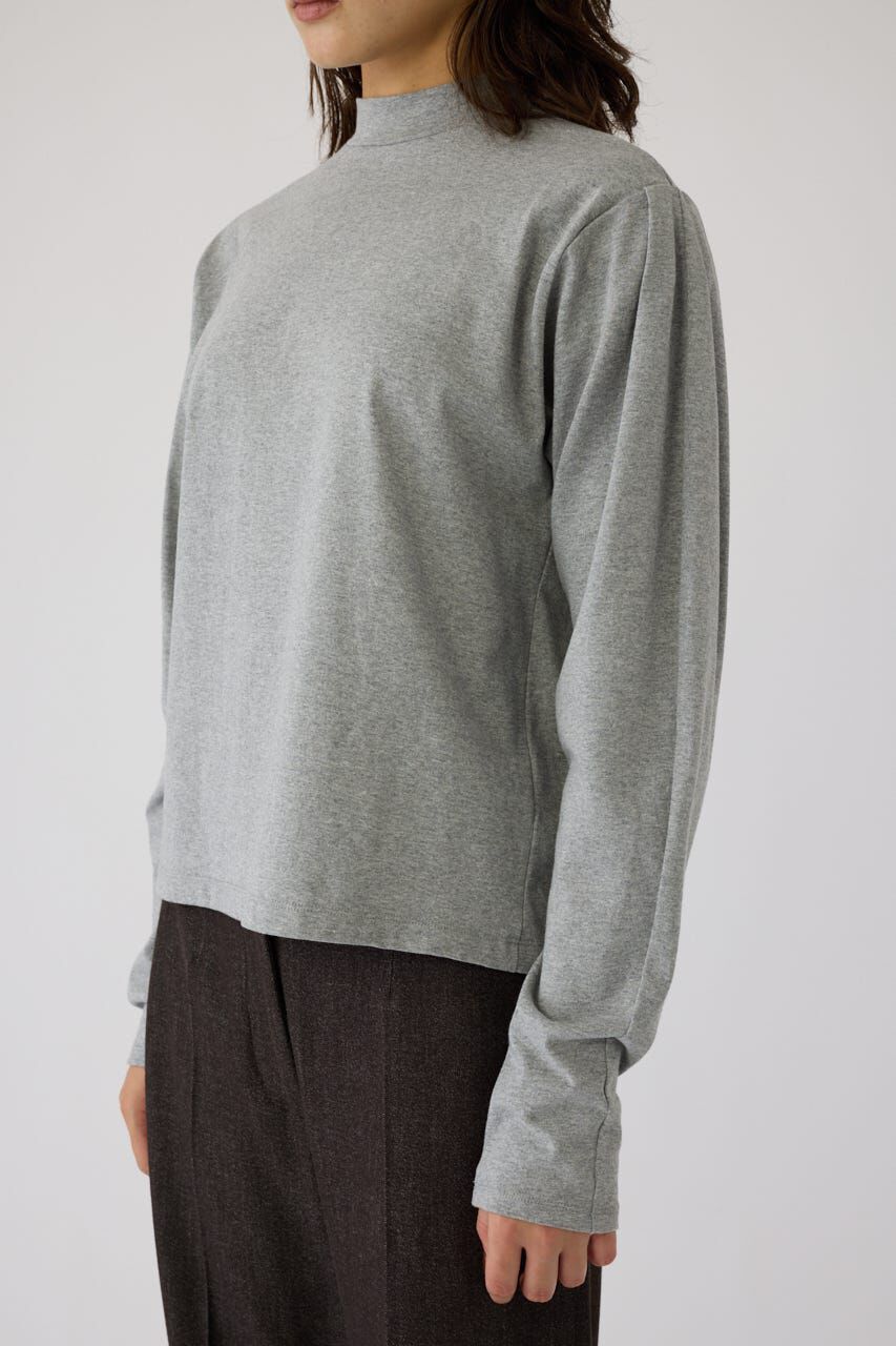 RIM.ARK 「Curved sleeve high collar tops」|Tシャツ・カットソー|