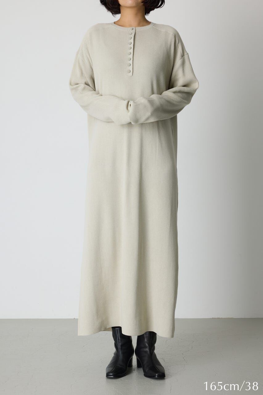 RIM.ARK 「Fabric covered button dress」|ワンピース|