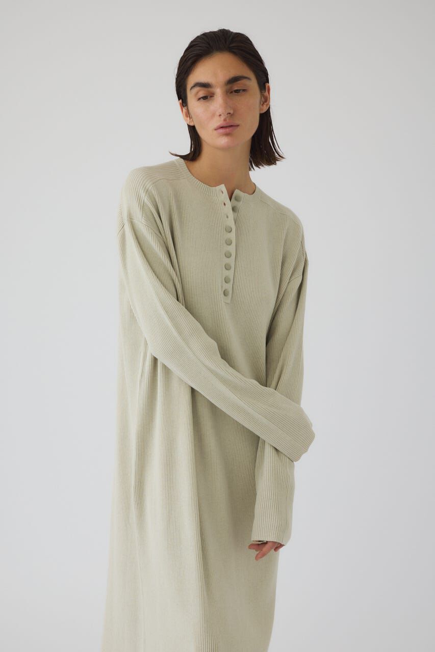 RIM.ARK 「Fabric covered button dress」|ワンピース|