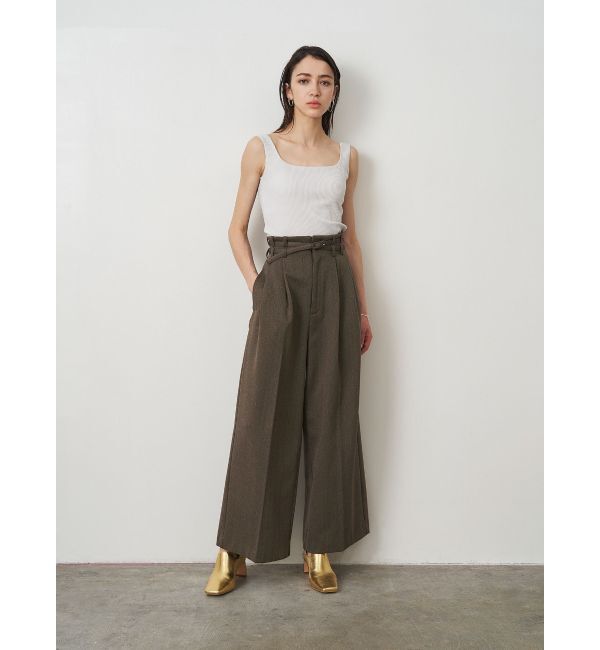 ELENDEEK「SQUARE NECK PAD TANK」|タンクトップ|