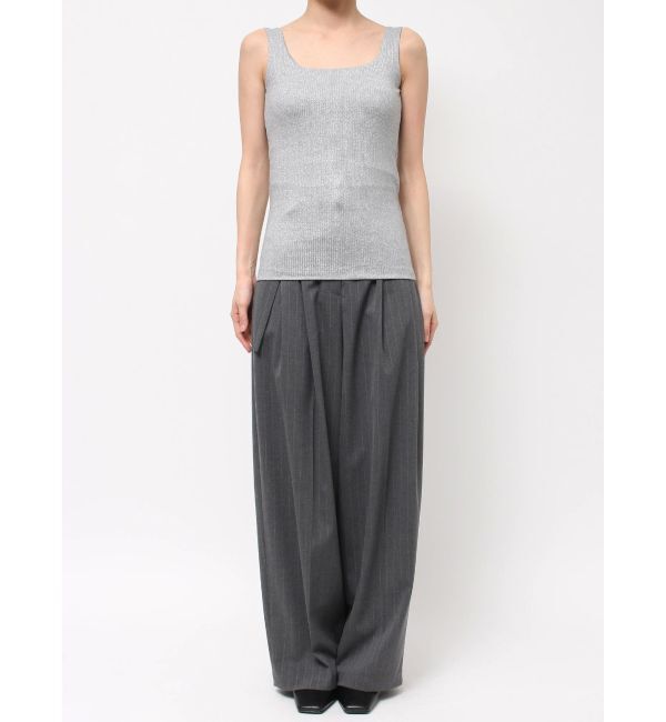 ELENDEEK「SQUARE NECK PAD TANK」|タンクトップ|