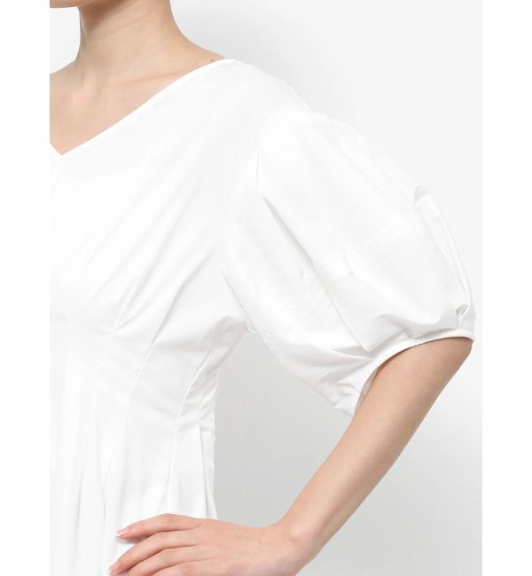 ELENDEEK「FORM SLEEVE WAIST TUCKED OP」|ワンピース|