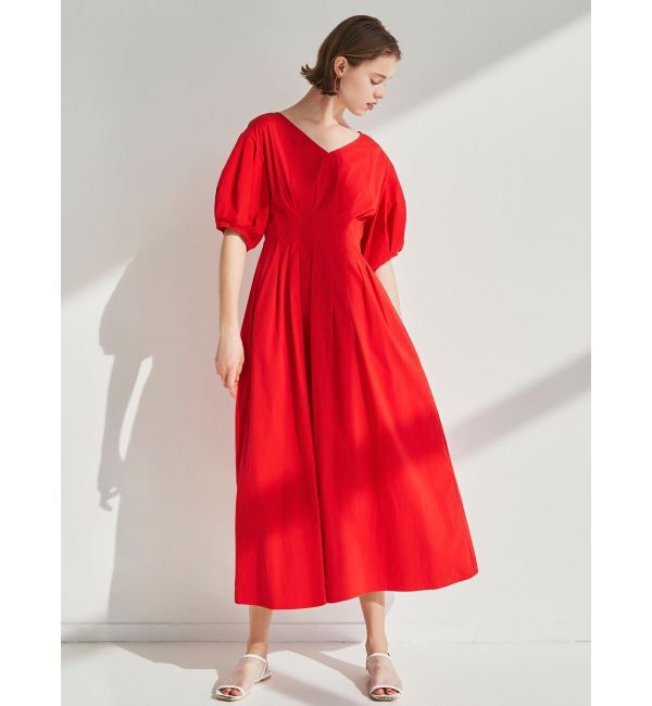 ELENDEEK「FORM SLEEVE WAIST TUCKED OP」|ワンピース|