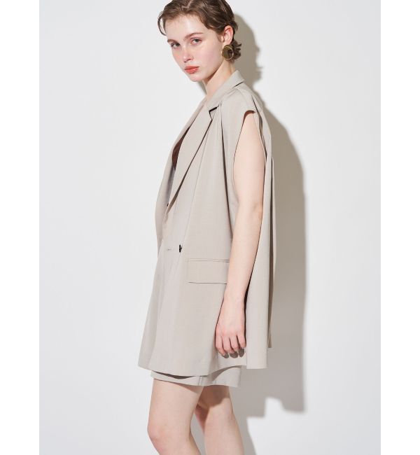 ELENDEEK「RELAXY TAILOVED GILET」|テーラードジャケット|