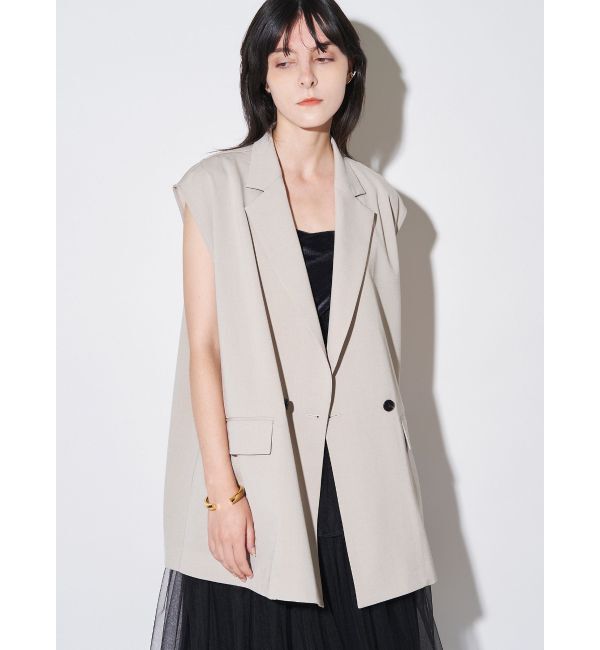 ELENDEEK「RELAXY TAILOVED GILET」|テーラードジャケット|