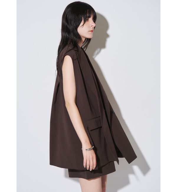 ELENDEEK「RELAXY TAILOVED GILET」|テーラードジャケット|