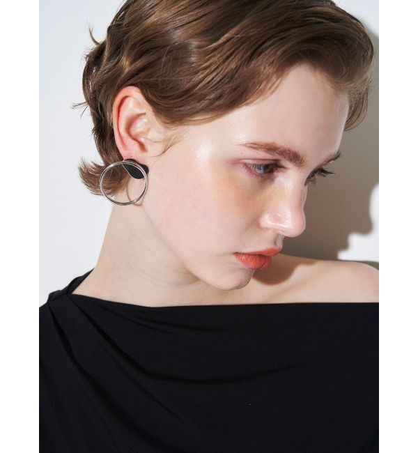 ELENDEEK「CIRCLE 2WAY PIERCE」|ピアス|