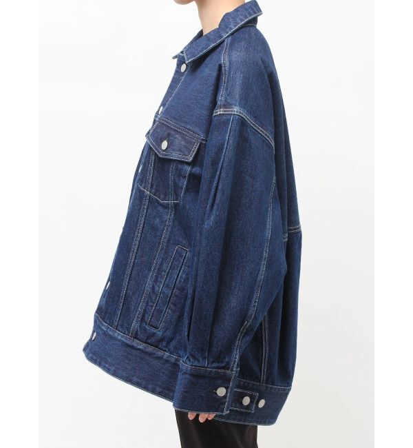 ELENDEEK「BACK FORM LOOSE DENIM JK」|デニムジャケット|