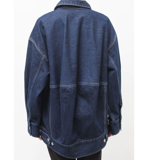 ELENDEEK「BACK FORM LOOSE DENIM JK」|デニムジャケット|