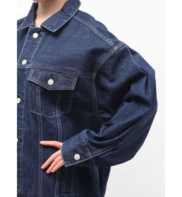 ELENDEEK「BACK FORM LOOSE DENIM JK」|デニムジャケット|