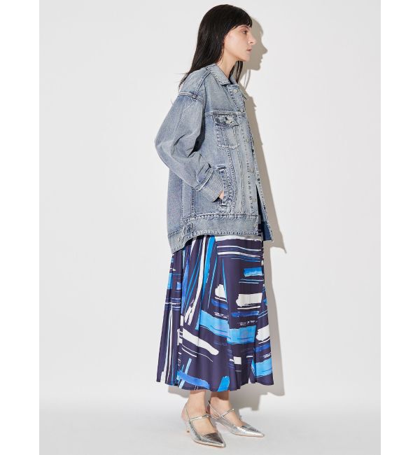 ELENDEEK「BACK FORM LOOSE DENIM JK」|デニムジャケット|