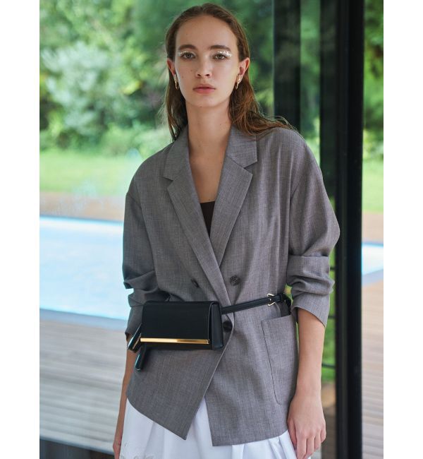 ELENDEEK「BACK CROSS TAILORED JK」|テーラードジャケット|