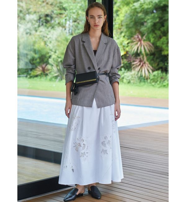 ELENDEEK「BACK CROSS TAILORED JK」|テーラードジャケット|