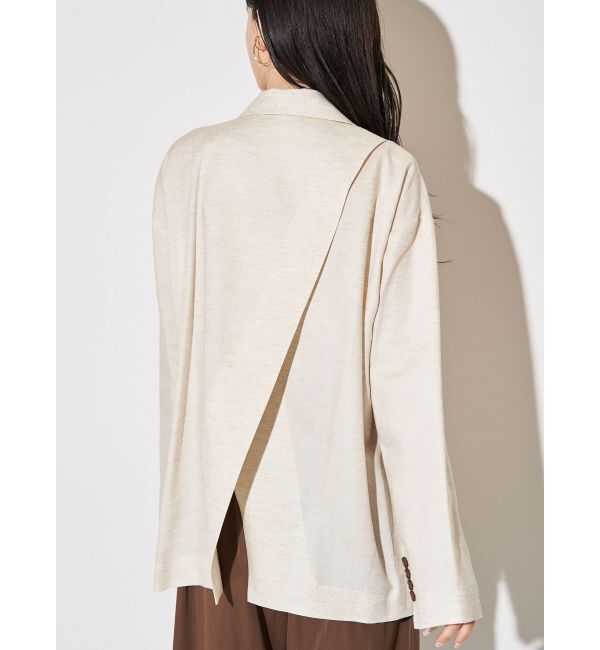 ELENDEEK「BACK CROSS TAILORED JK」|テーラードジャケット|
