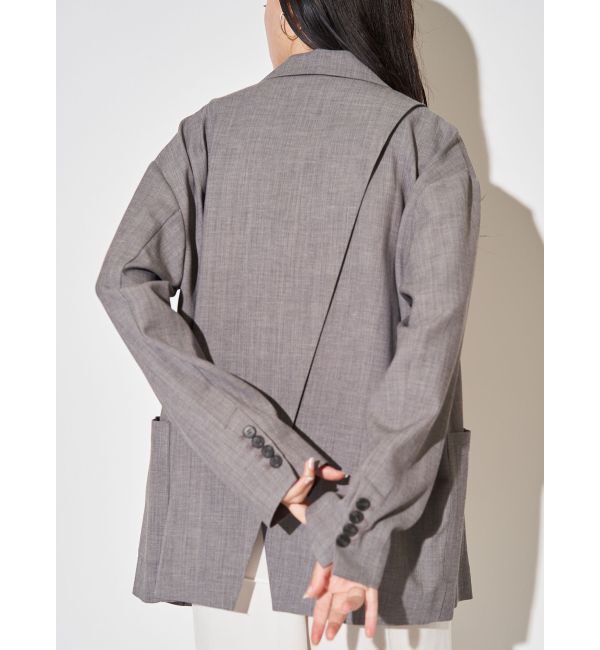 ELENDEEK「BACK CROSS TAILORED JK」|テーラードジャケット|