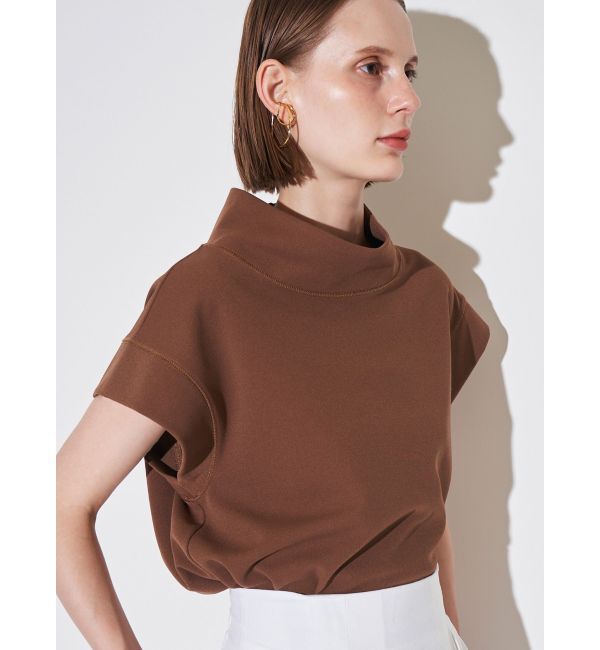 ELENDEEK「OFF NECK CS」|Tシャツ・カットソー|ブラウン