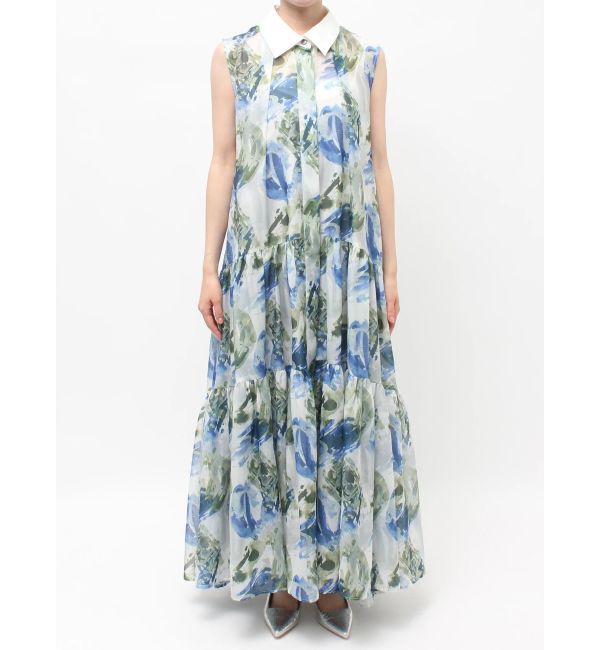 ELENDEEK「SHADE FLOWER TIERED OP」|ワンピース|