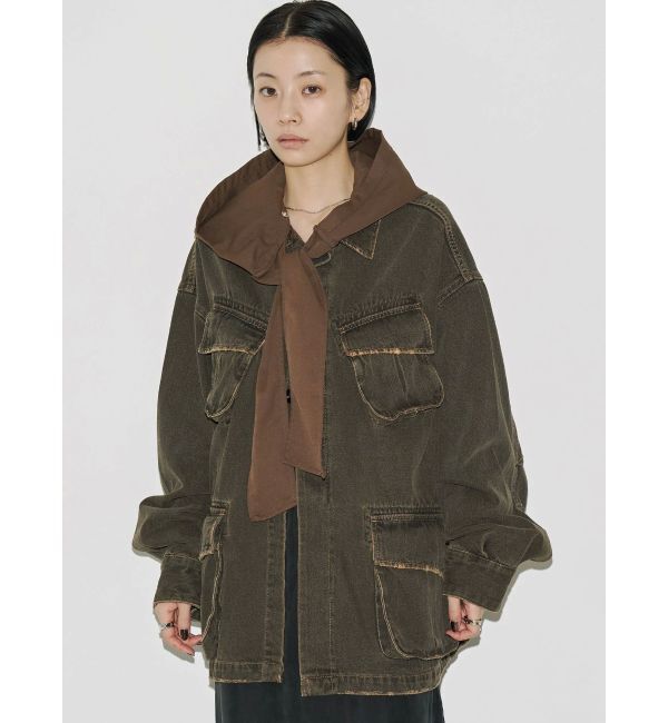 EMODA「【VEQUM】BOXY DENIM BZ」|ブルゾン・スタジャン|