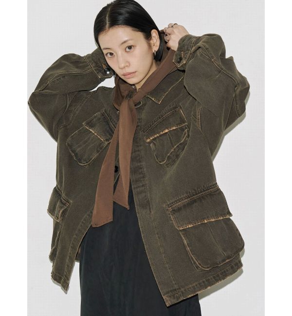 EMODA「【VEQUM】BOXY DENIM BZ」|ブルゾン・スタジャン|