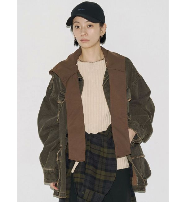 EMODA「【VEQUM】BOXY DENIM BZ」|ブルゾン・スタジャン|