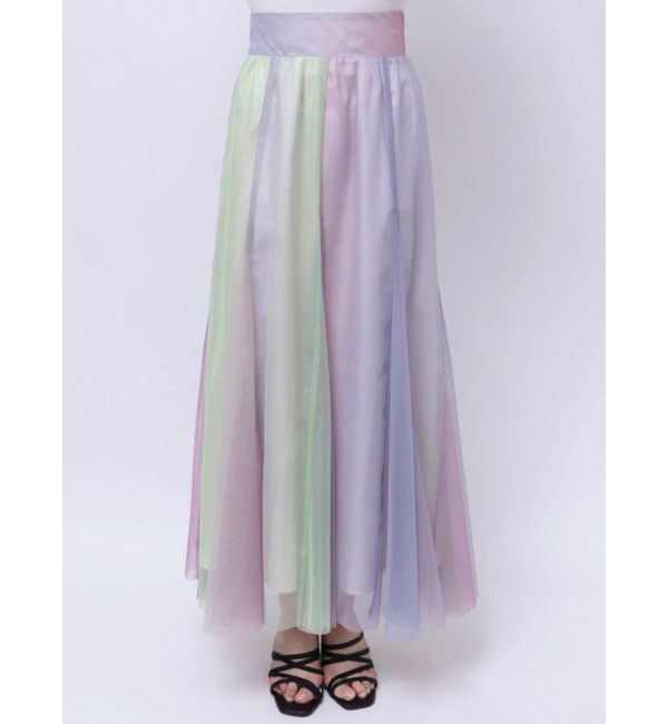 MERCURYDUO「グラデーションチュールボリュームスカート」|スカート|