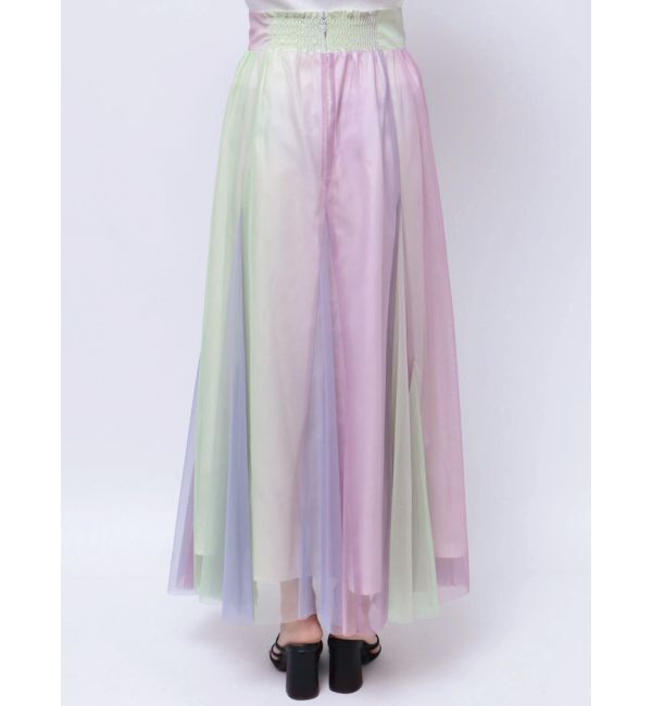 MERCURYDUO「グラデーションチュールボリュームスカート」|スカート|