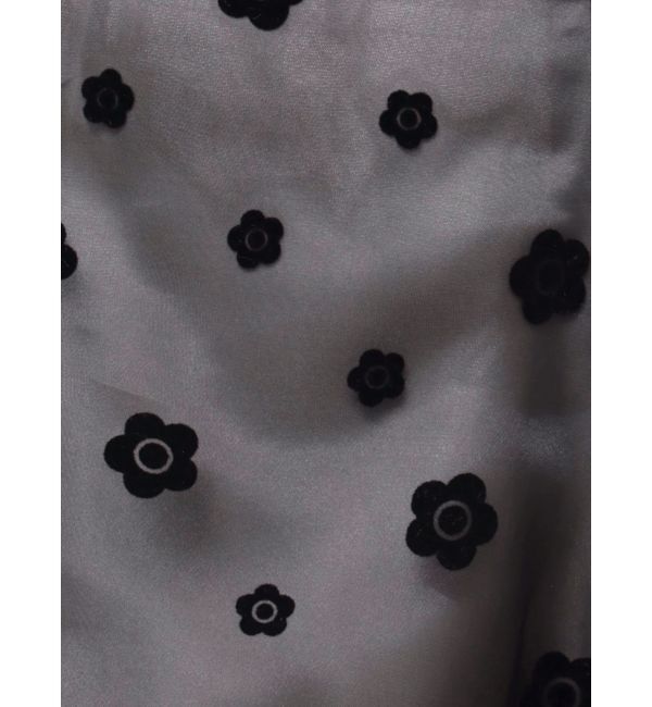 MERCURYDUO「【MARY QUANTコラボ】デイジーフロッキープリントバックレースアップミニスカパン」|スカート|