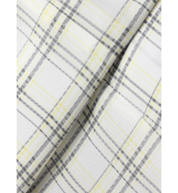 MERCURYDUO「シアーチェックイレヘムティアードスカート」|スカート|