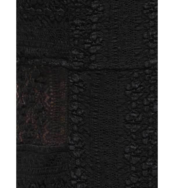 MERCURYDUO「カットレースブロッキングマーメイドワンピース」|ワンピース|