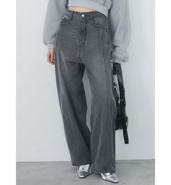 MURUA「バレルレッグコクーンシルエットデニム」|デニム|